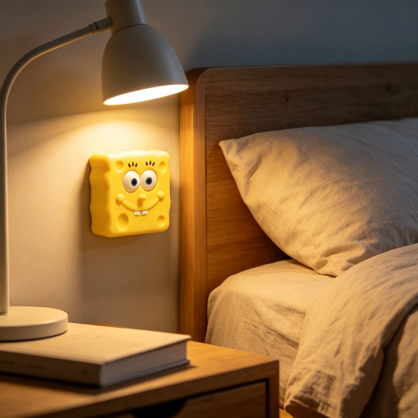 Squidward 3D Printed Switch Plate Cover- Super Easy Installation, Perfect for SpongeBob lovers