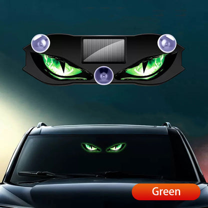 Devil Eyes Solar Motion Sensor LED Car Light