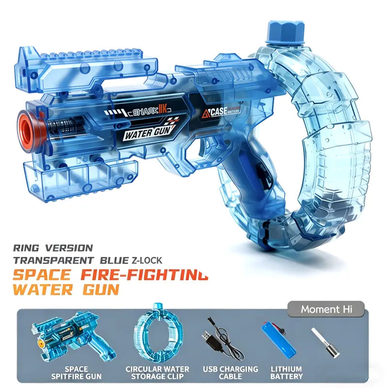 🎁 40% OFF Children's Day Sale🚀: LED Electric Water Blaster💦 – High-Pressure Automatic Fun