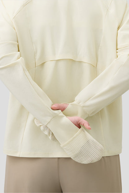 UPF 200+ Women’s Sun Protection Jacket – Ultra-Light Cooling UV Shield Hoodie for Outdoor & Travel