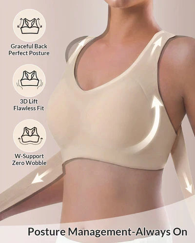 🎉LAST DAY SALE -30% OFF⚡Front Closure Cross-Back Wireless Posture Bra
