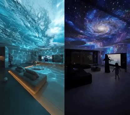 🌌HD Smart Dynamic 5D Holographic Night Light Projector