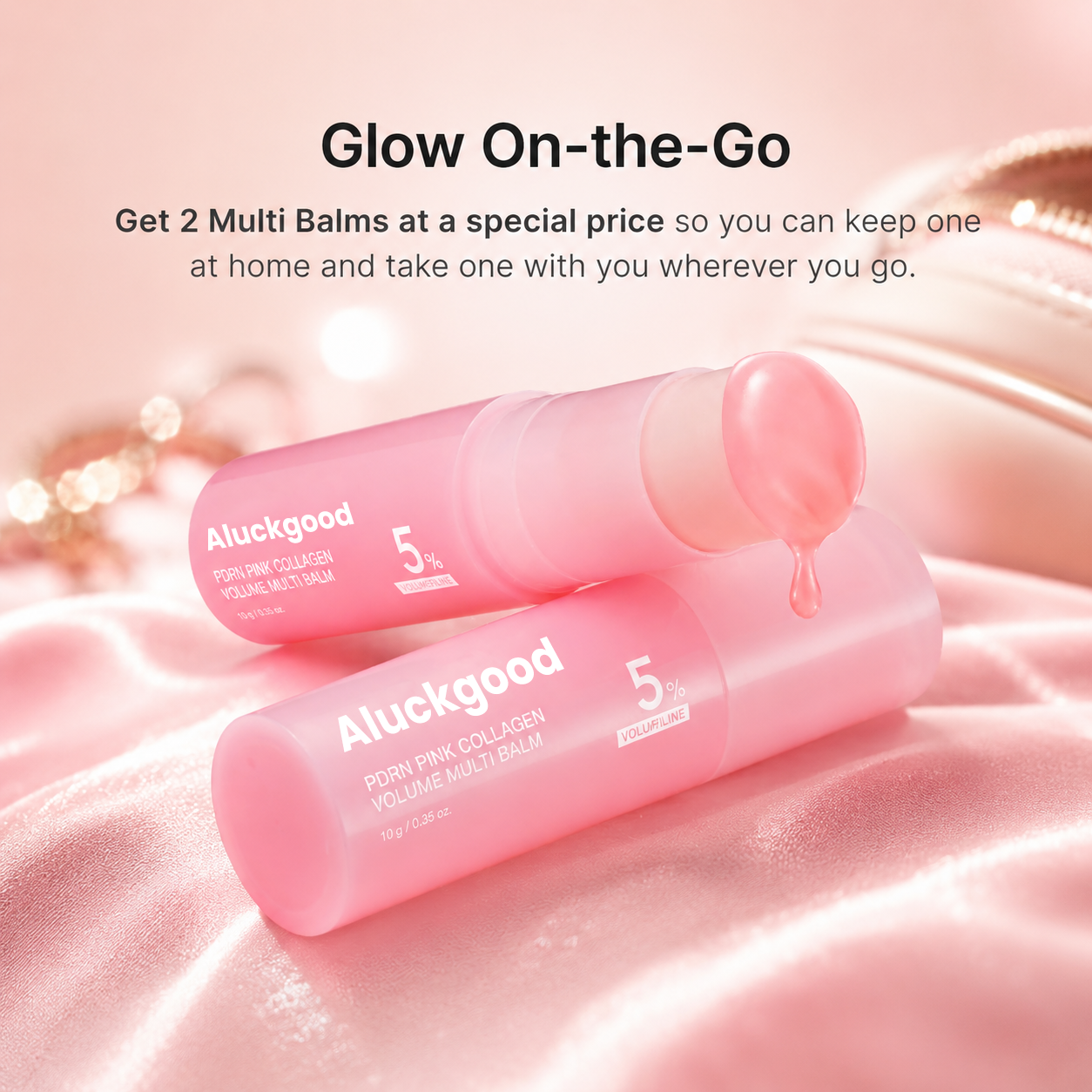 🔥LAST DAY 60% OFF🎁Korean PDRN Pink Collagen Volume Multi Balm