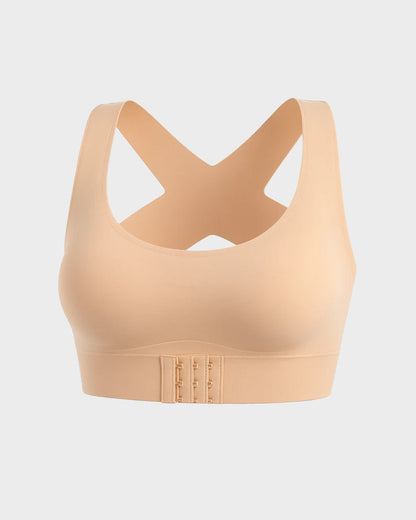 🎉LAST DAY SALE -30% OFF⚡Front Closure Cross-Back Wireless Posture Bra