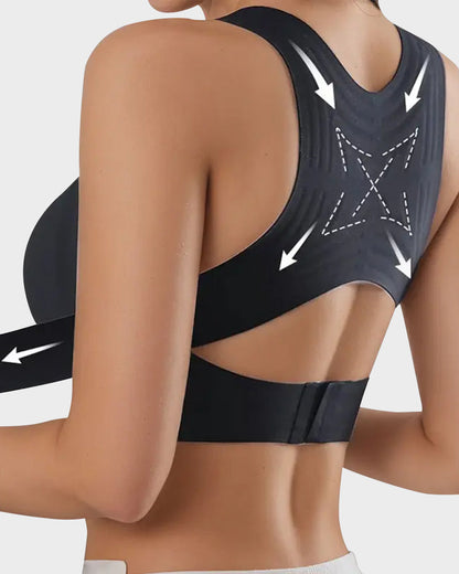 🎉LAST DAY SALE -30% OFF⚡Front Closure Cross-Back Wireless Posture Bra