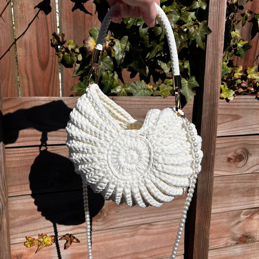 Crochet Shell Bag(100% Handmade)