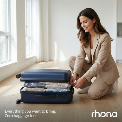 Vacuum Compression Travel Bags with Wireless Pump