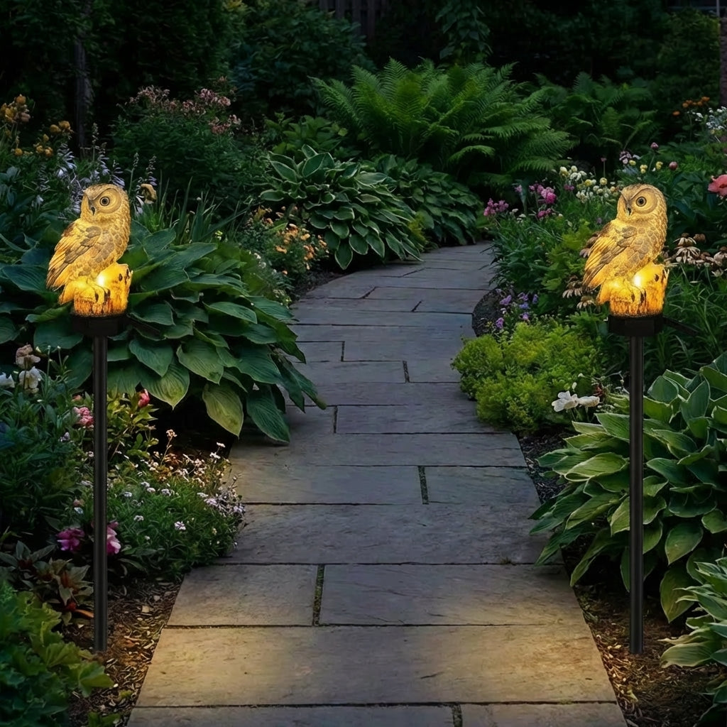 🔥Last Day Special 50% OFF🔥 Waterproof Solar Owl Light