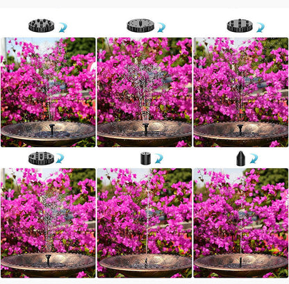 Solar Fountain – Solar Powered, Multiple Spray Modes