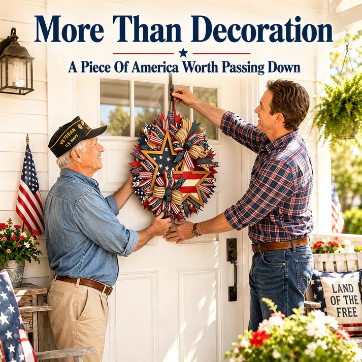Sentinels of Honor: 250th Anniversary Hand-Tied Wreath (50% OFF)