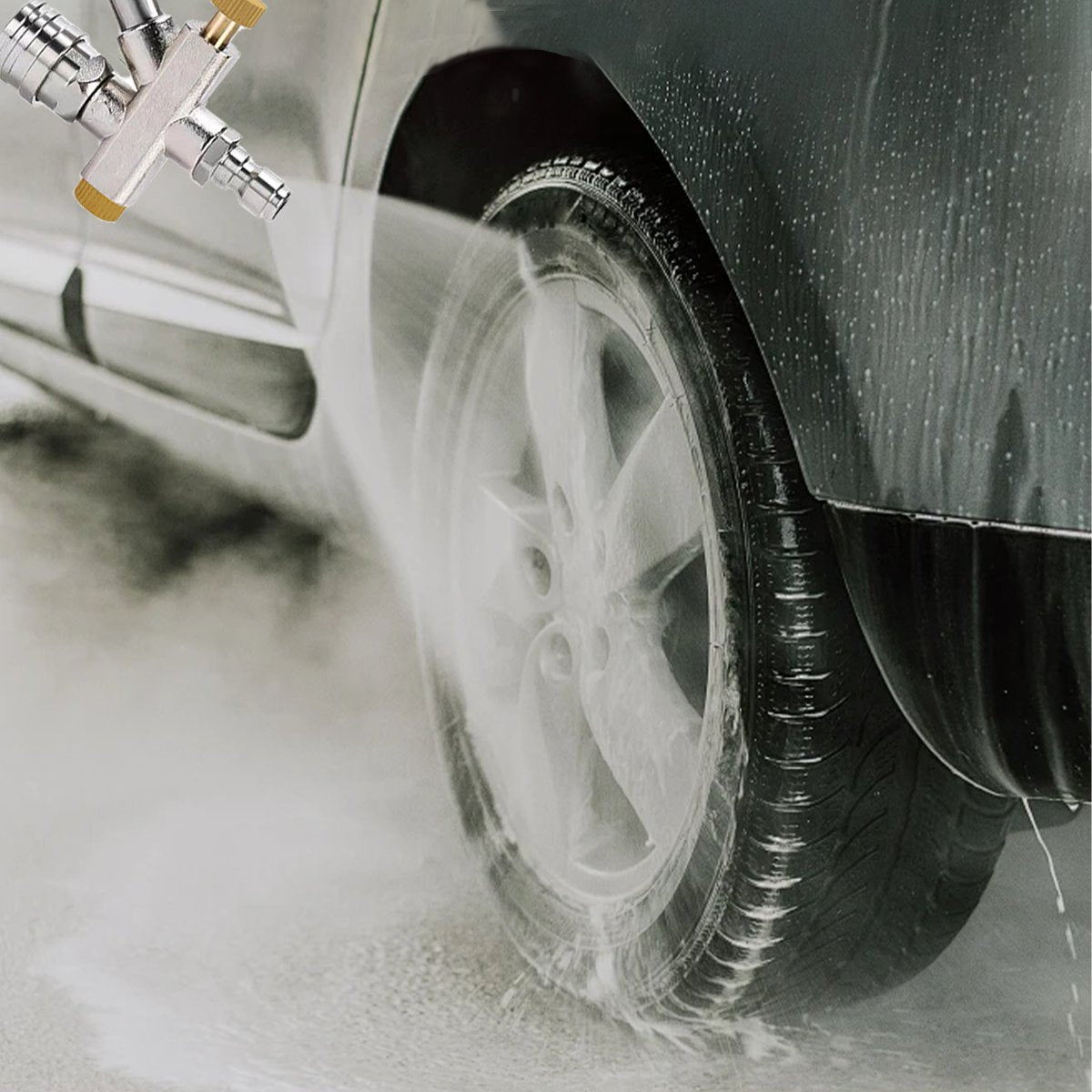 🔥2-in-1 High-Pressure  Washer Nozzle Accessories-Foam or Spray, You Choose.