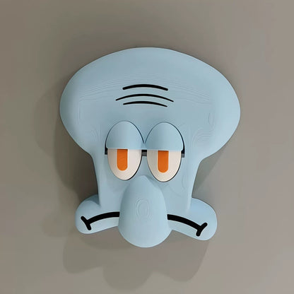 Squidward 3D Printed Switch Plate Cover- Super Easy Installation, Perfect for SpongeBob lovers