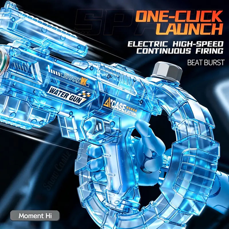 🎁 40% OFF Children's Day Sale🚀: LED Electric Water Blaster💦 – High-Pressure Automatic Fun