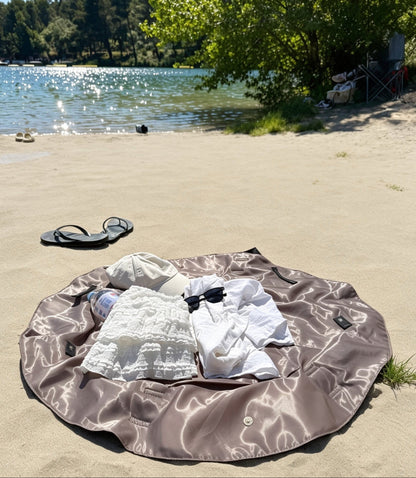 3-in-1 Quick-Storage Bag | Portable Laundry Hamper, Picnic Mat & Beach Tote
