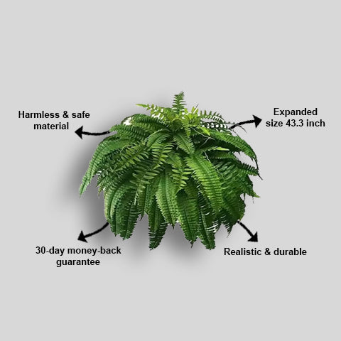 🔥 On Sale Only Today 🌱 UV Resistant Ferns Artificial Plants Large for Planters, Office & Home Decor, Outdoor & Indoor