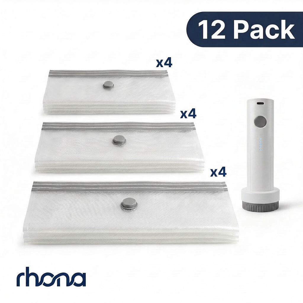 Vacuum Compression Travel Bags with Wireless Pump