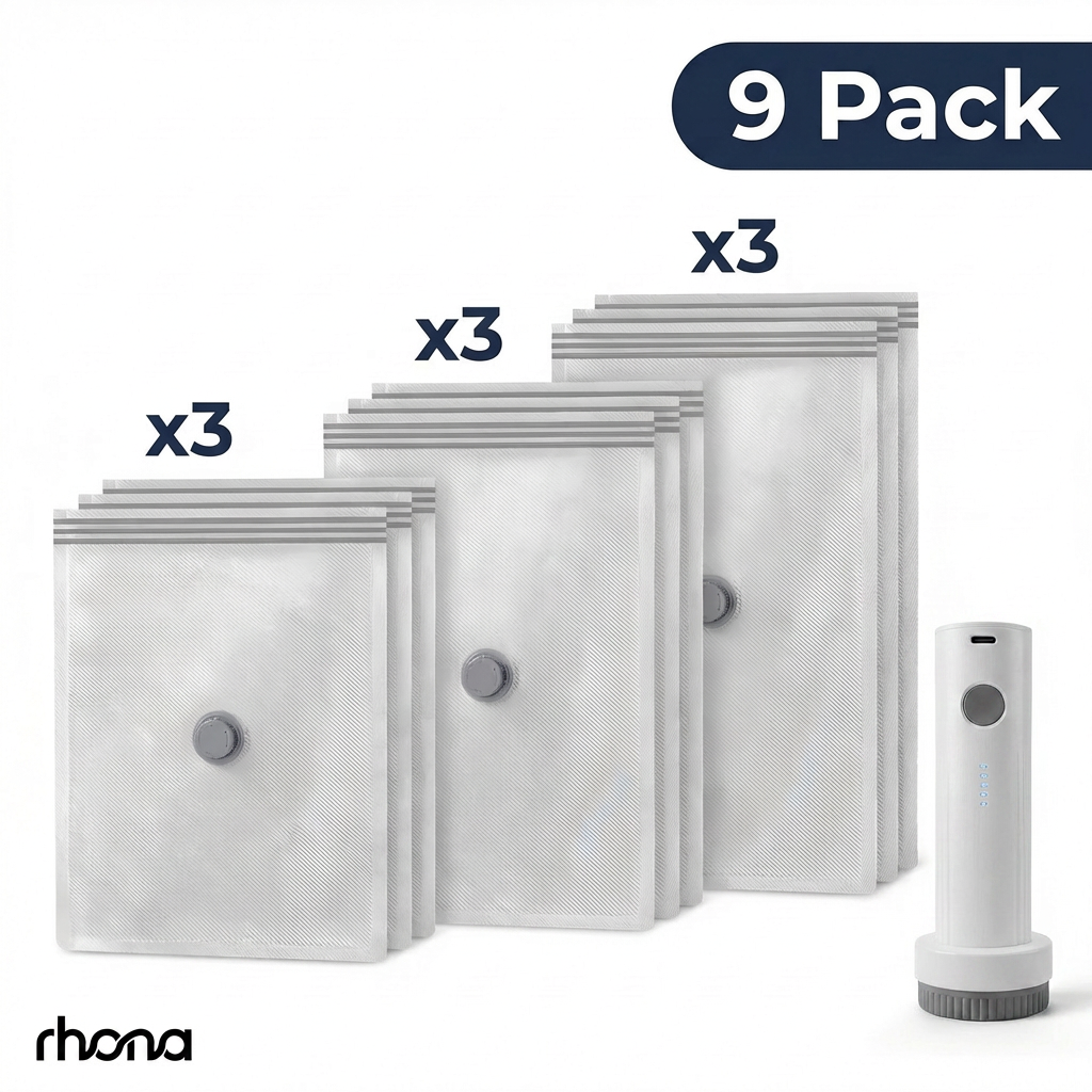 Vacuum Compression Travel Bags with Wireless Pump