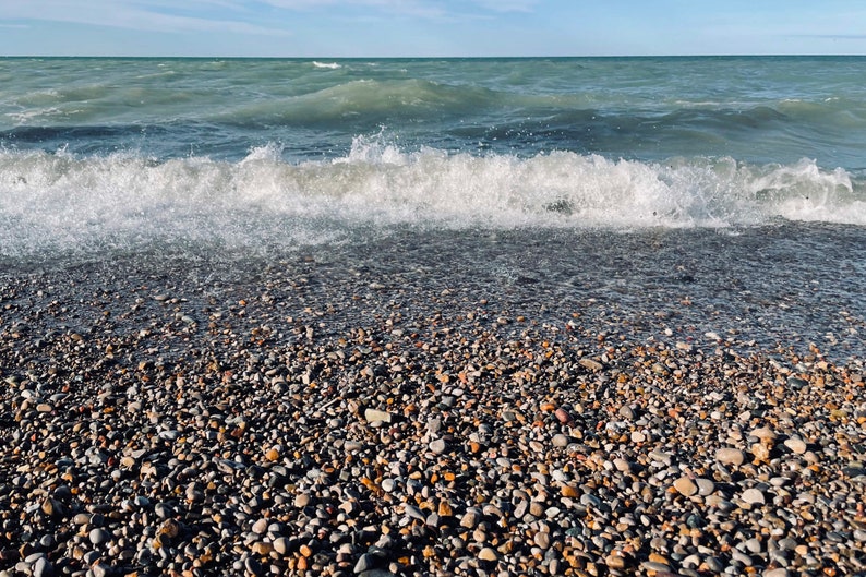 Arte de la amistad en vidrio marino "Tu corazón y mi corazón son viejos amigos" 