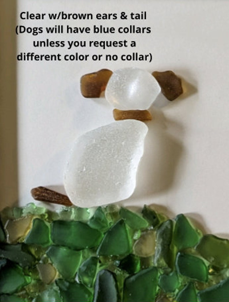 A Dog’s Love Sea Glass Art