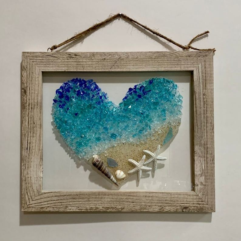 El mejor regalo de San Valentín de 2026: Corazón de vidrio marino 