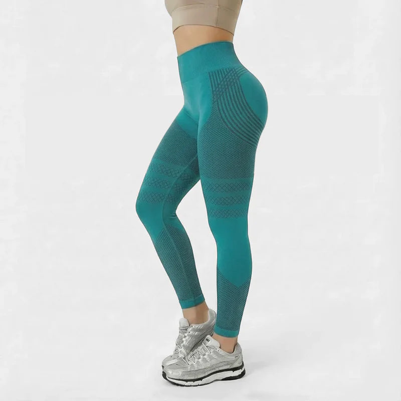 High Waisted And Hip Lifting Yoga Elastic Quick Drying Tight Pants