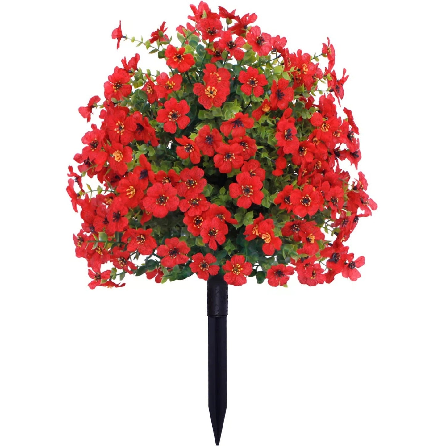 Artificial Topiary Ball Treeswith Flowers and Ground Spikes