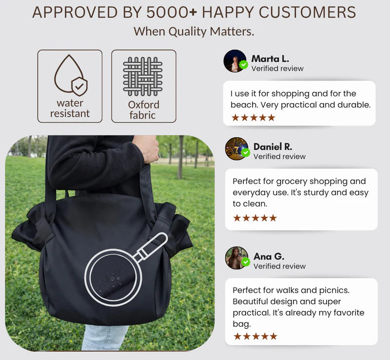 3-in-1 Quick-Storage Bag | Portable Laundry Hamper, Picnic Mat & Beach Tote