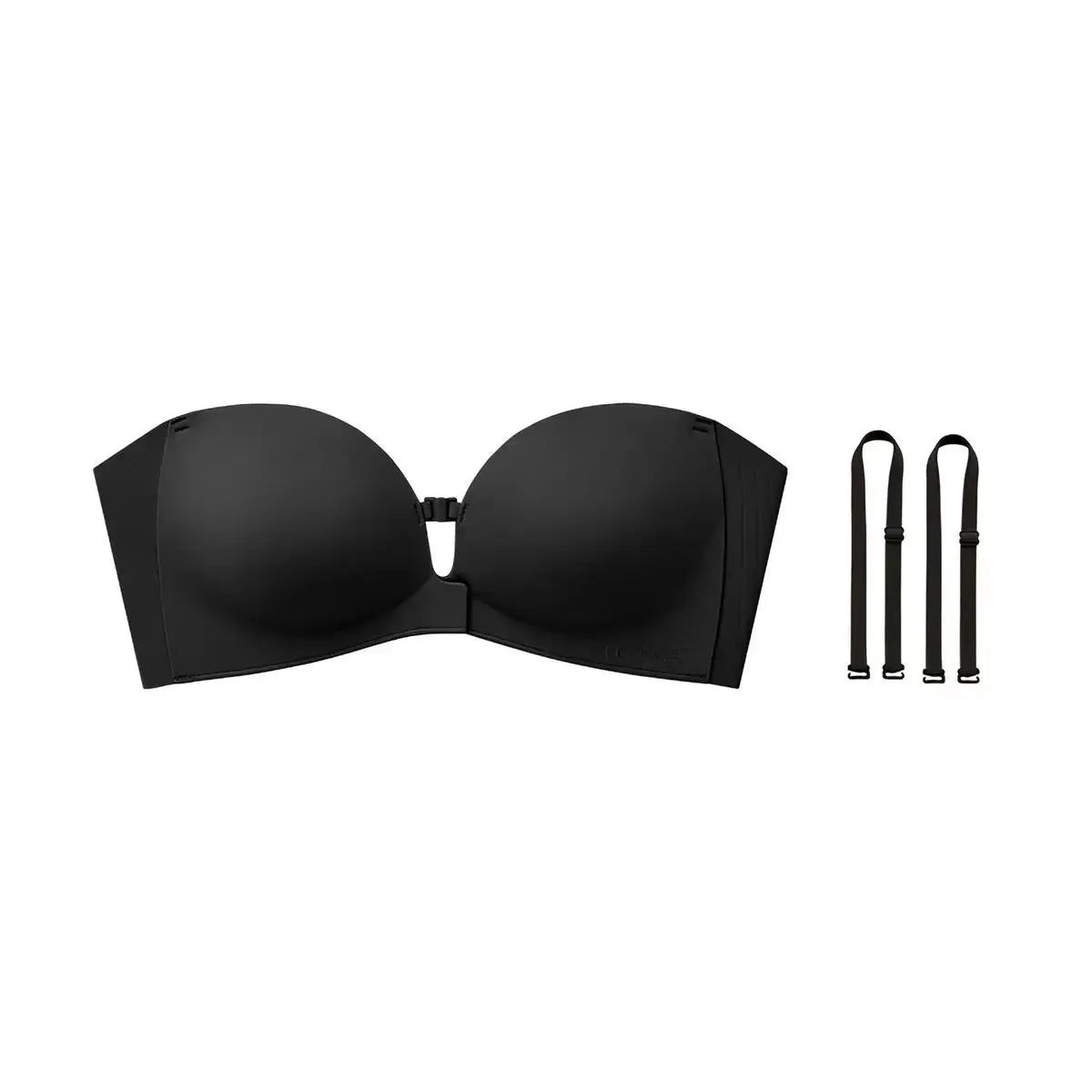 Seamless Strapless Push-Up Bra with Anti-Slip Grip