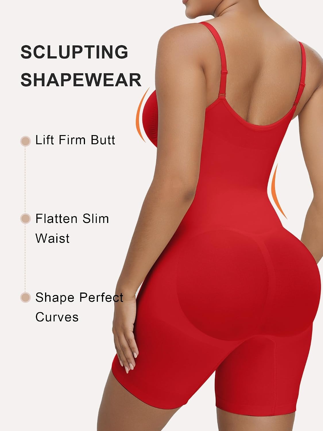 Women's Shapewear Bodysuit Tummy Control Seamless Zip-Up Body Shaper Waist Defining Silhouette