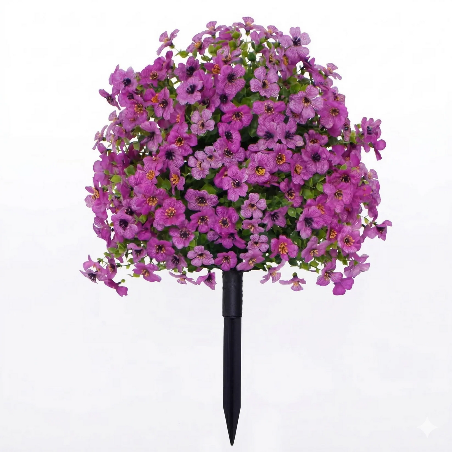 Artificial Topiary Ball Treeswith Flowers and Ground Spikes