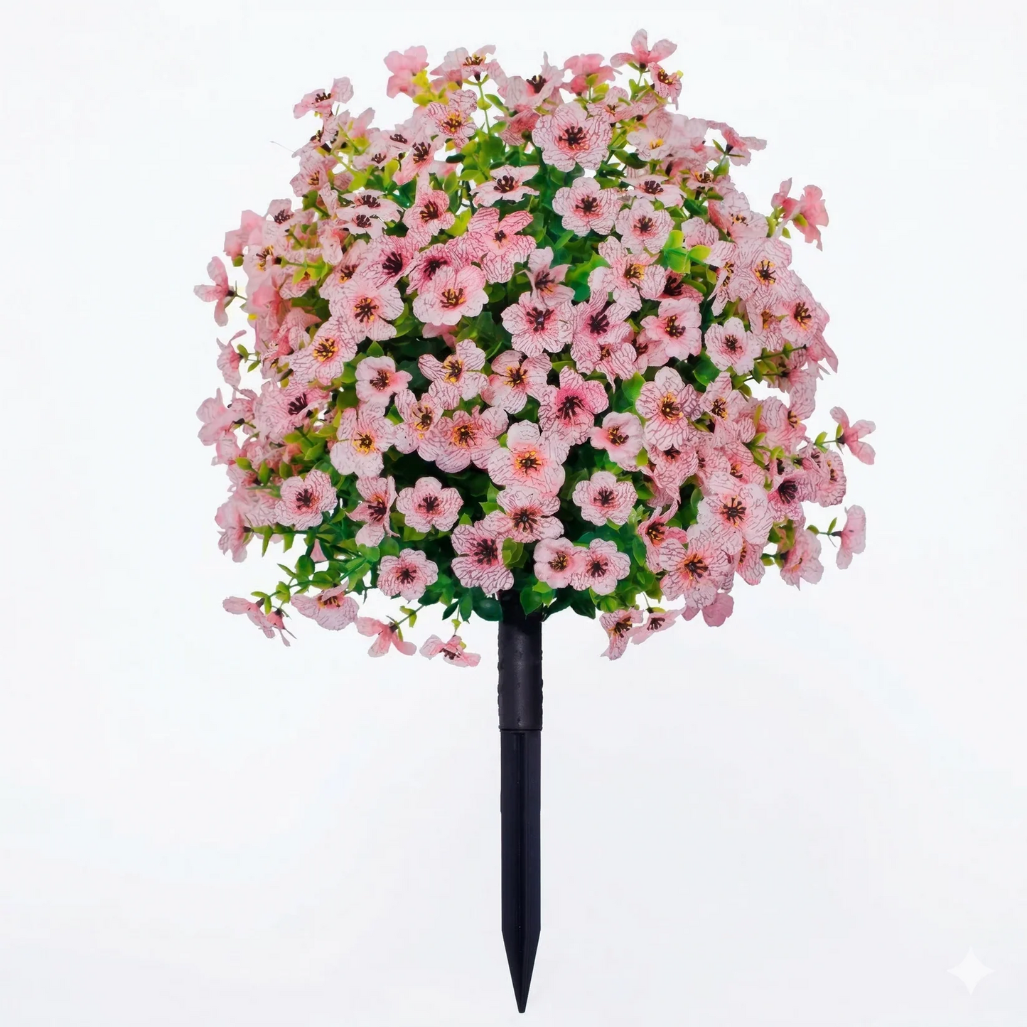 Artificial Topiary Ball Treeswith Flowers and Ground Spikes