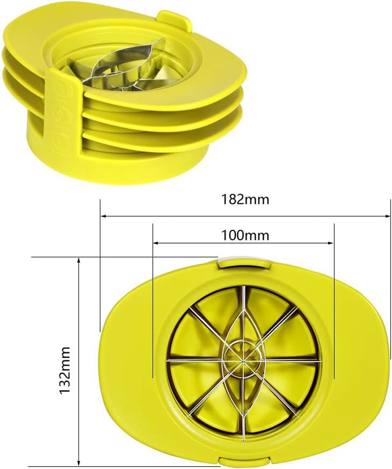 4-in-1 Fruit Corer & Slicer Tool for Apple, Mango & Tomato