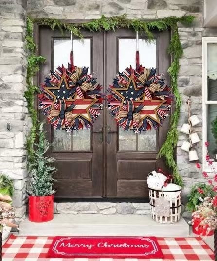 Sentinels of Honor: 250th Anniversary Hand-Tied Wreath (50% OFF)