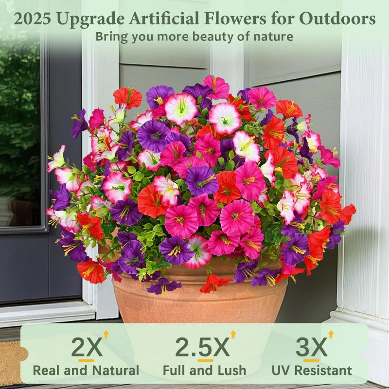 🔥UV Resistant Artificial Petunias Flowers