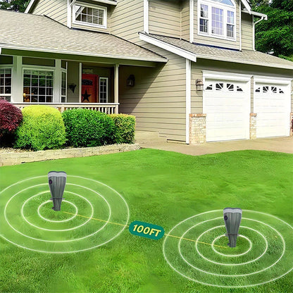⏰🔥LIMITED TIME 50% OFF!🔥50K+ SOLD!Solar Powered Waterproof Screw Mole Repellent