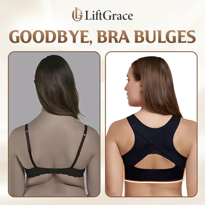 🎉LAST DAY SALE -30% OFF⚡Front Closure Cross-Back Wireless Posture Bra