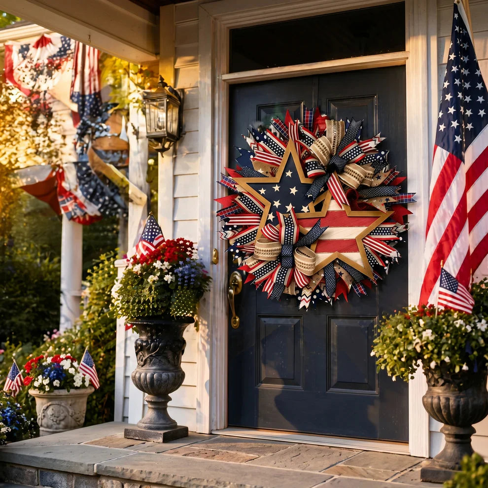 Sentinels of Honor: 250th Anniversary Hand-Tied Wreath (50% OFF)
