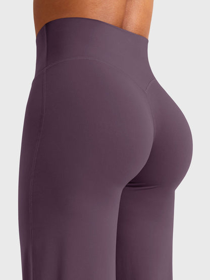 High-Waist Straight-Leg No Front Seam Buttery Soft Gym Yoga Pants for Women Fitness Tights summerwins