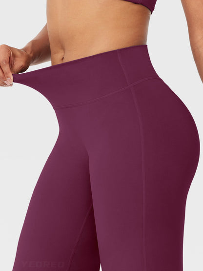 High-Waist Straight-Leg No Front Seam Buttery Soft Gym Yoga Pants for Women Fitness Tights summerwins