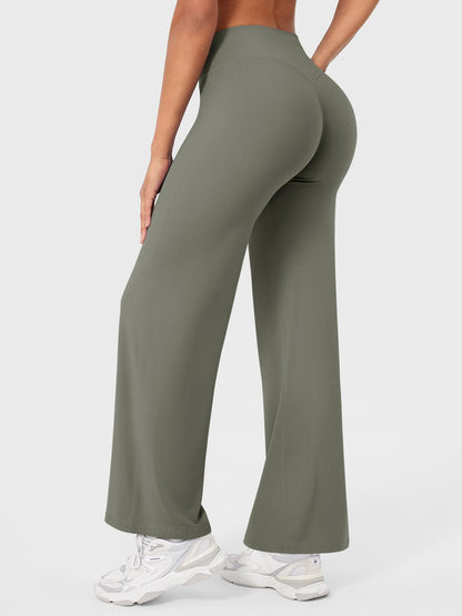 High-Waist Straight-Leg No Front Seam Buttery Soft Gym Yoga Pants for Women Fitness Tights summerwins