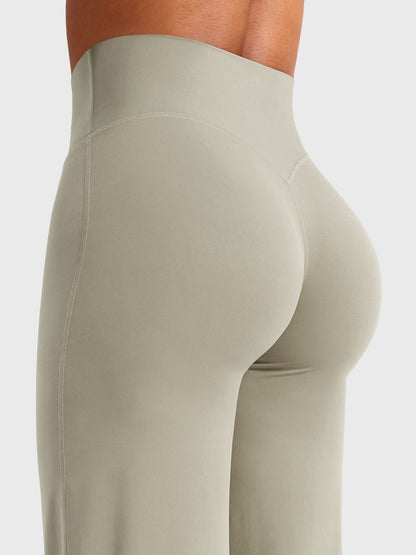 High-Waist Straight-Leg No Front Seam Buttery Soft Gym Yoga Pants for Women Fitness Tights summerwins