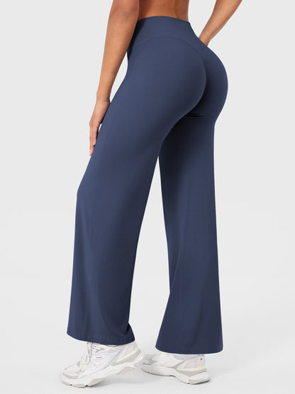 High-Waist Straight-Leg No Front Seam Buttery Soft Gym Yoga Pants for Women Fitness Tights summerwins